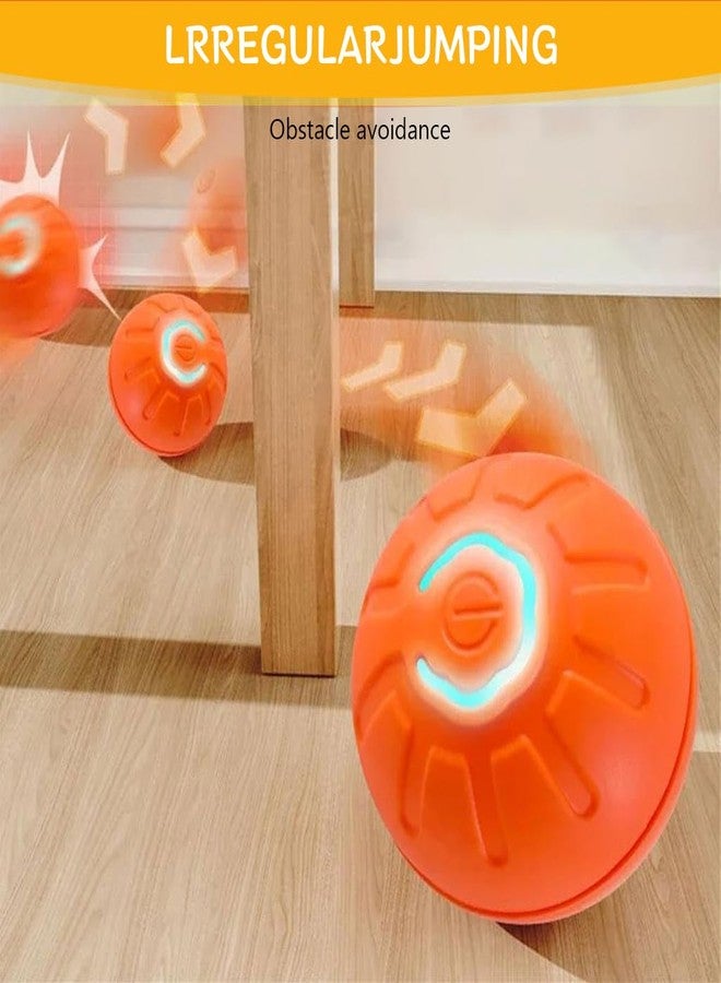 Qpets® Small Dog Ball, Dog Chew Toys, Rubber Toys for Dogs, Interactive Bouncing Toy with Cool Lighting Ideal for Indoor and Outdoor (Relieves Anxiety, with USB Cable) - Image 4
